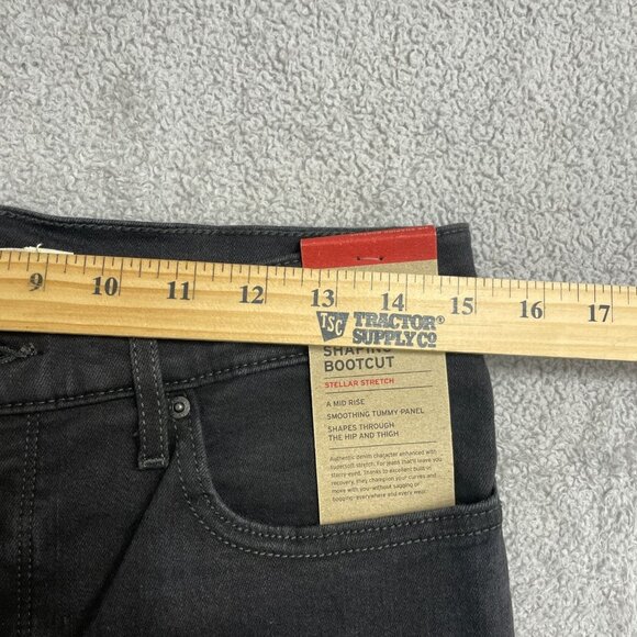 NEW Levis 315 Women's 10 Shaping Bootcut Jeans Black Mid Rise Stretch Denim - Picture 5 of 12